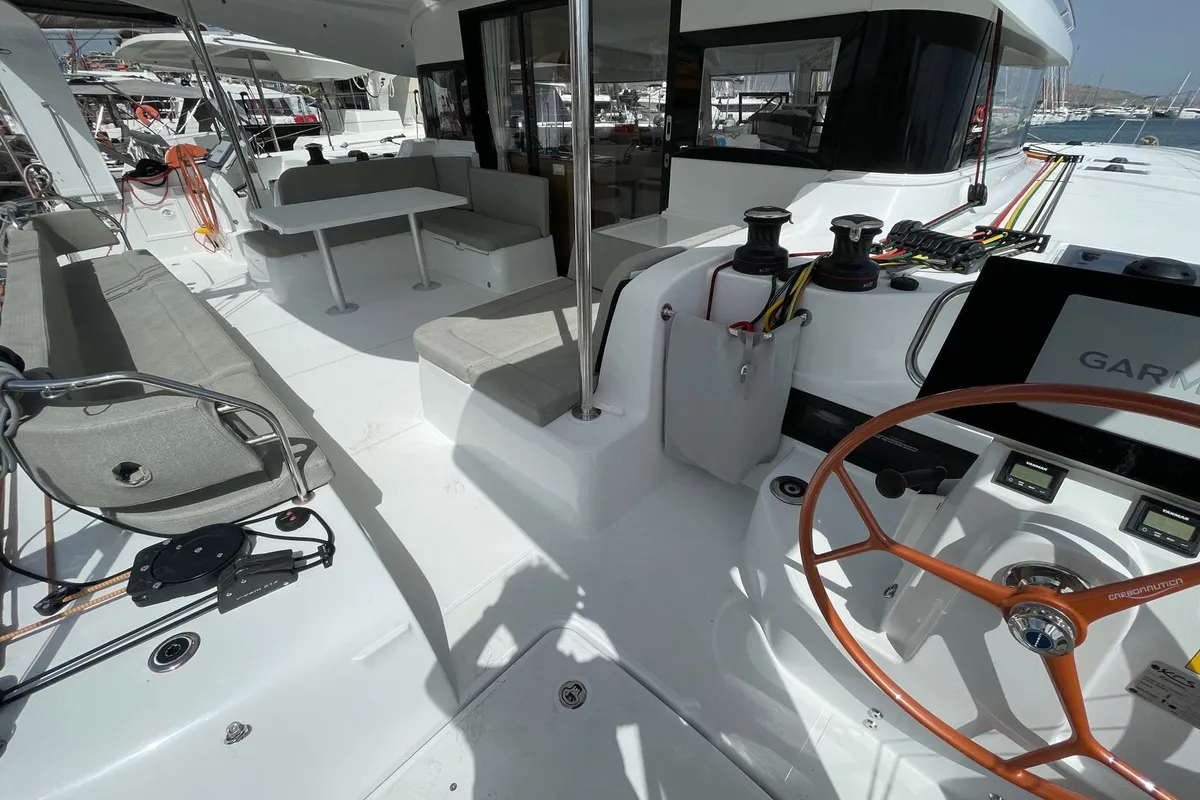 Nicolas, a Excess 14 catamaran at Municipal Unit of Lefkada, Greece