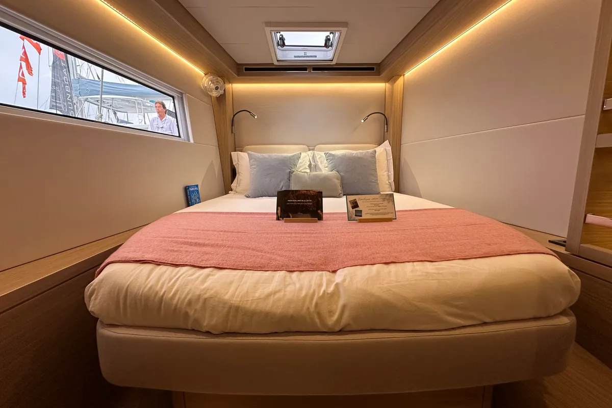 Cabin on Ocean Pearl, a Lagoon 51 catamaran at Split, Croatia