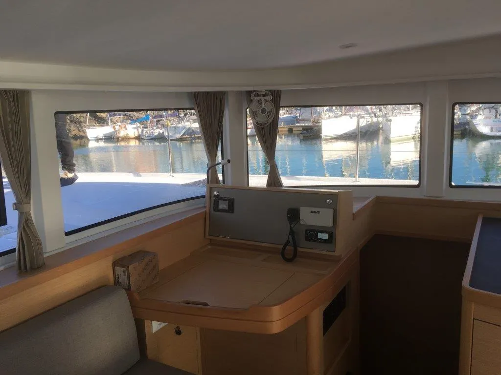 Salon of Taina, a Lagoon 42 catamaran at Pointe-à-Pitre, France