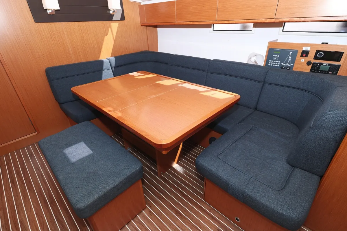 Galley of Florida, a Bavaria Cruiser 46 sailboat at Biograd na Moru, Croatia