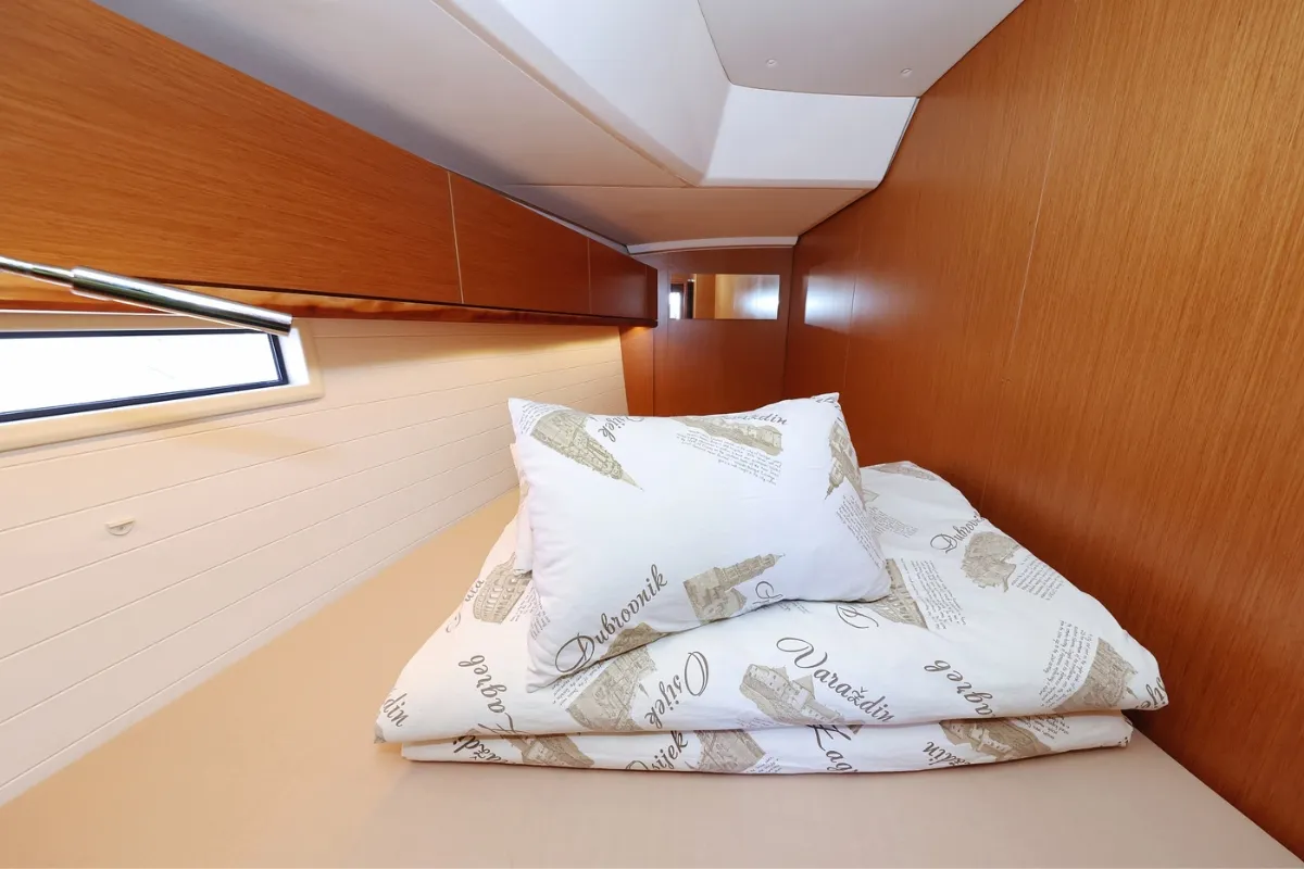 Cabin on Florida, a Bavaria Cruiser 46 sailboat at Biograd na Moru, Croatia