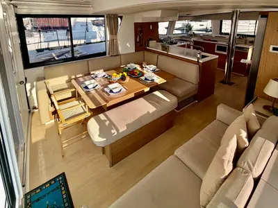 Salon of Friendship, a Bali 4.6 catamaran at Primošten, Croatia