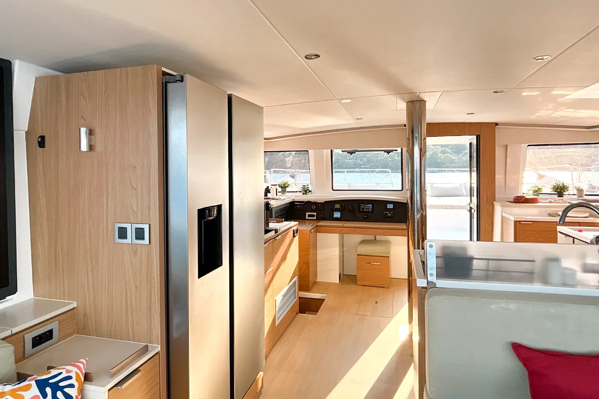 Baikal, a Bali 4.8 catamaran at Marmaris, Turkey