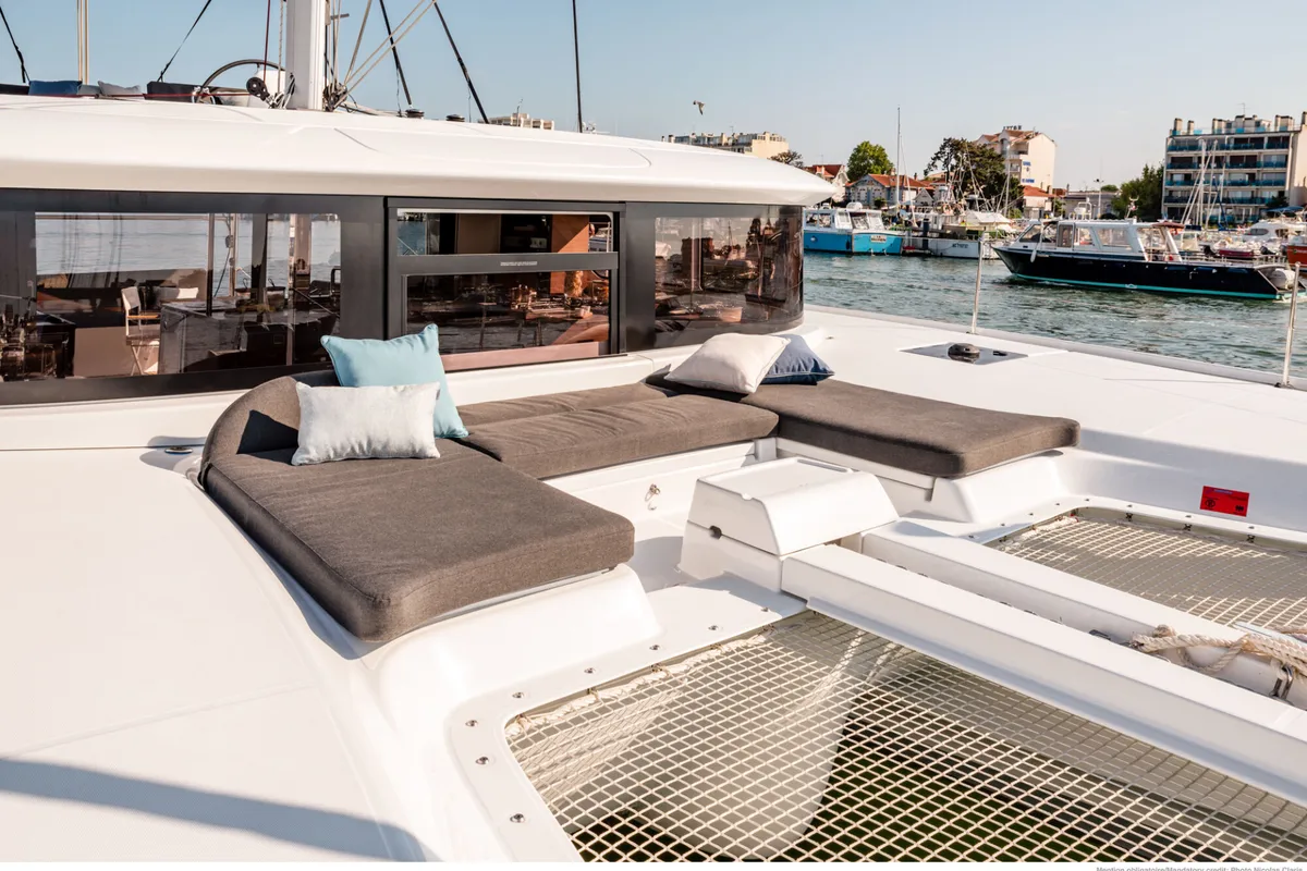 Frieda, a Lagoon 46 catamaran at Općina Rogoznica, Croatia