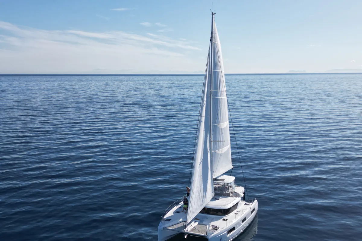 Frieda, a Lagoon 46 catamaran at Općina Rogoznica, Croatia