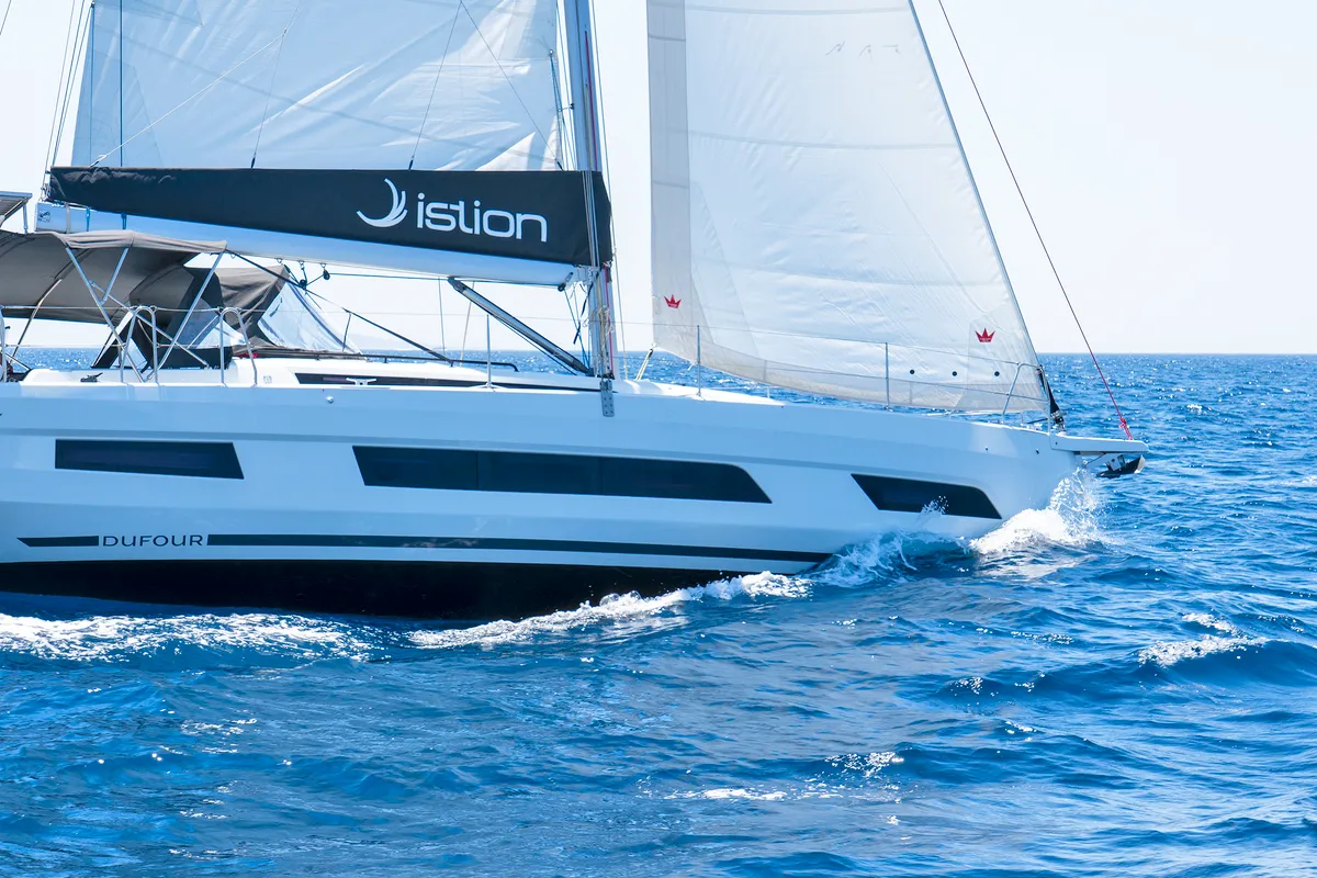 Grace, a Dufour 41 sailboat at Athens, Greece
