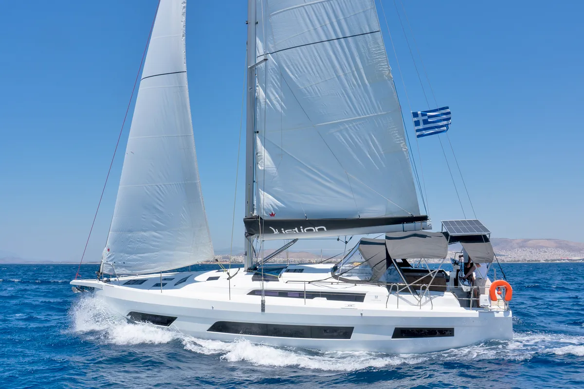 Grace, a Dufour 41 sailboat at Athens, Greece