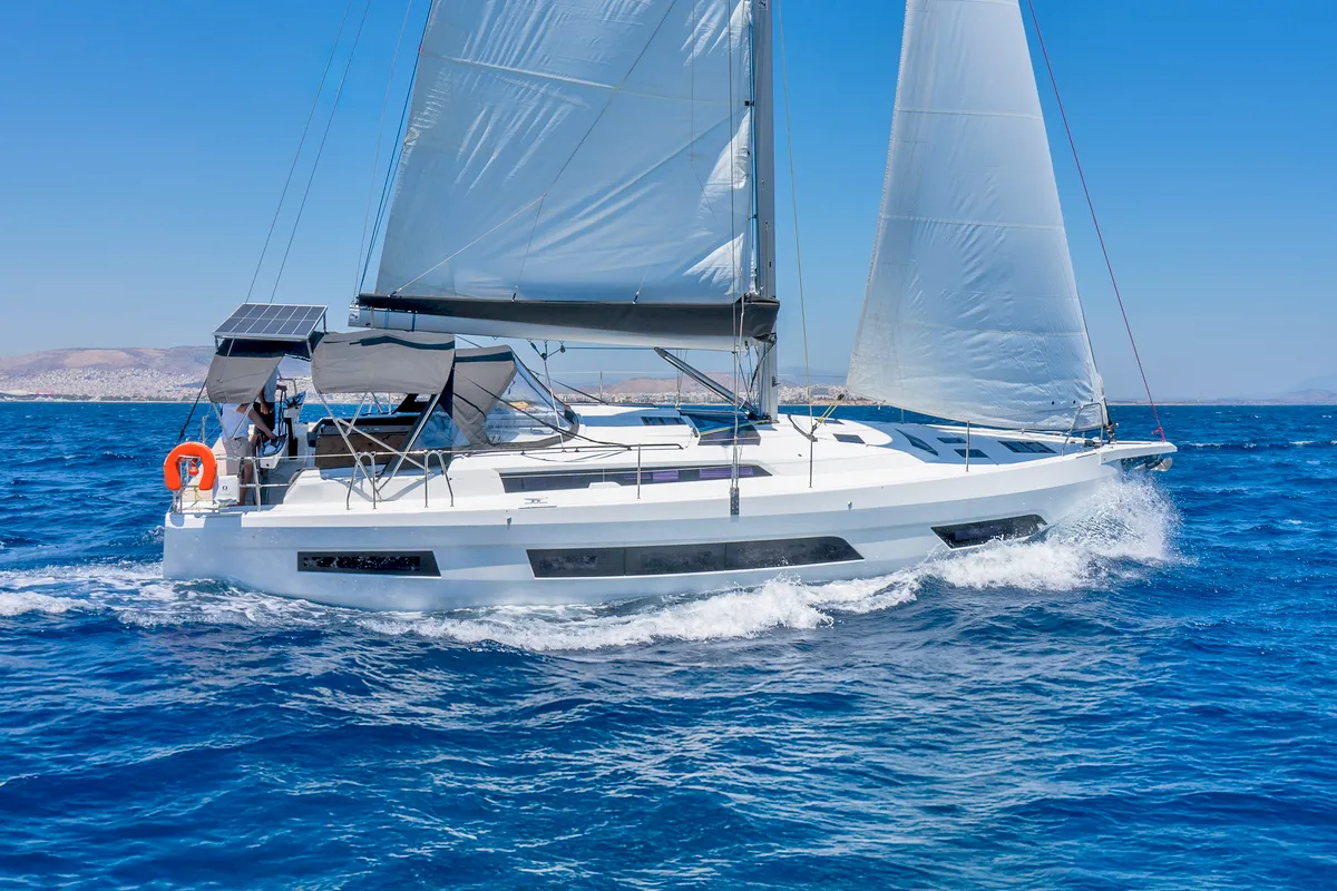 Grace, a Dufour 41 sailboat at Athens, Greece