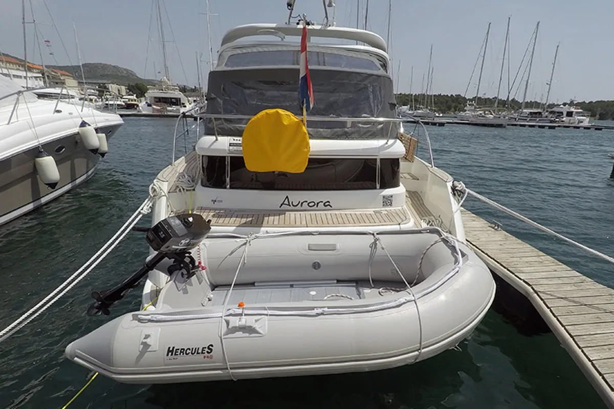 Aurora, a Marex 320 ACC motor yacht at Grad Šibenik, Croatia
