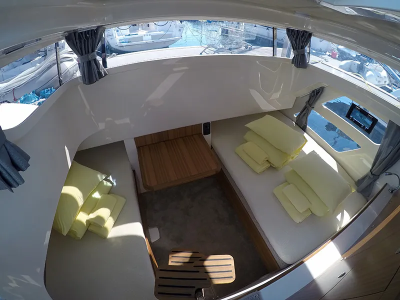 Aurora, a Marex 320 ACC motor yacht at Grad Šibenik, Croatia