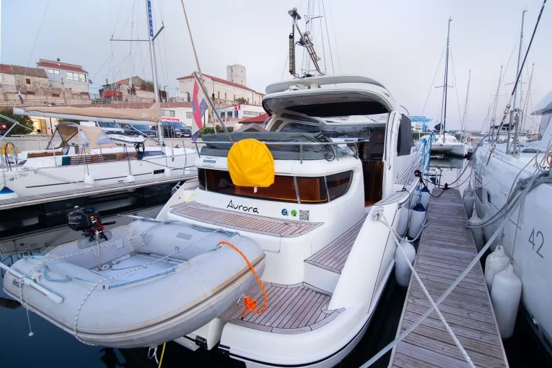 Aurora, a Marex 320 ACC motor yacht at Grad Šibenik, Croatia