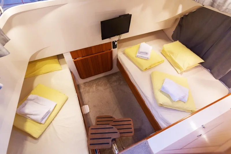 Aurora, a Marex 320 ACC motor yacht at Grad Šibenik, Croatia