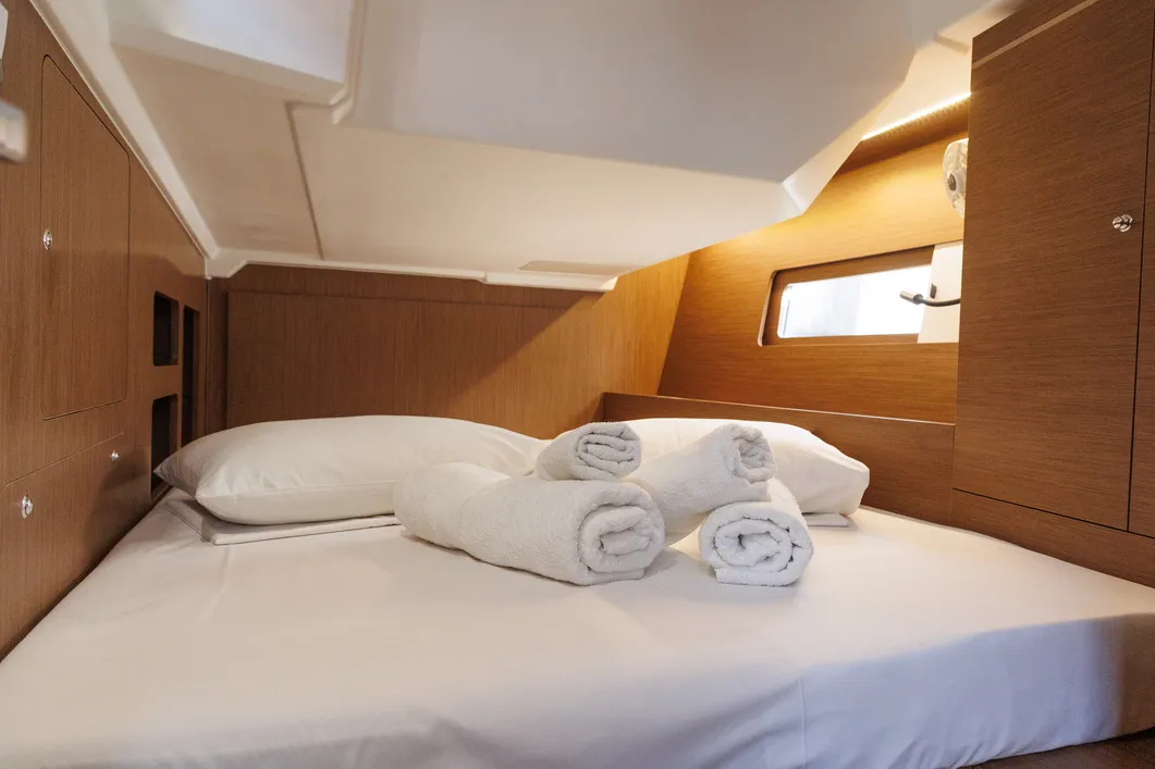 Cabin on Solon, a Beneteau Oceanis 46.1 sailboat at Athens, Greece
