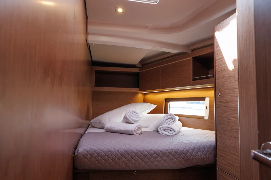 Cabin on Solon, a Beneteau Oceanis 46.1 sailboat at Athens, Greece