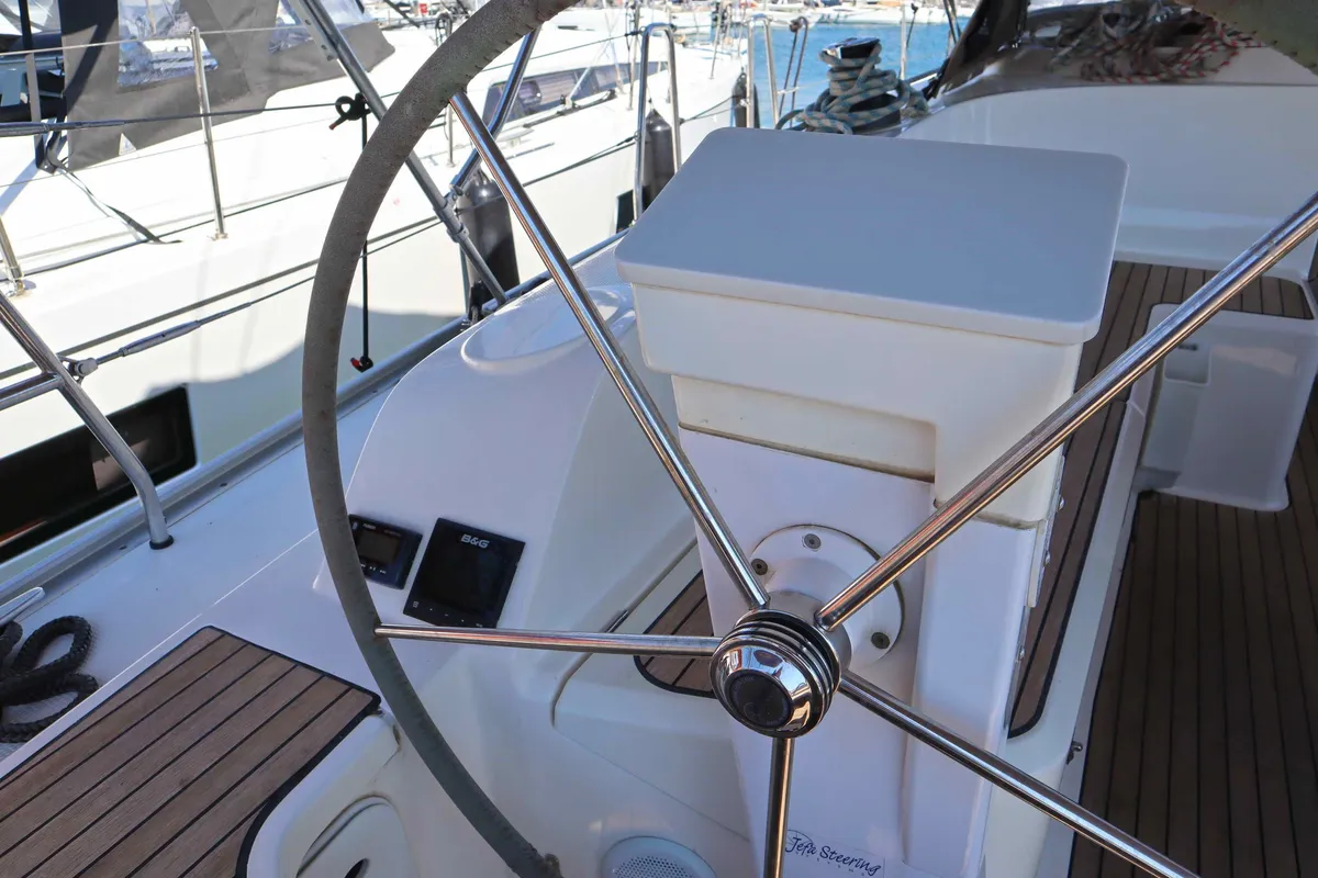 STAVENTO, a Bavaria Cruiser 46 sailboat at Kontokali, Greece