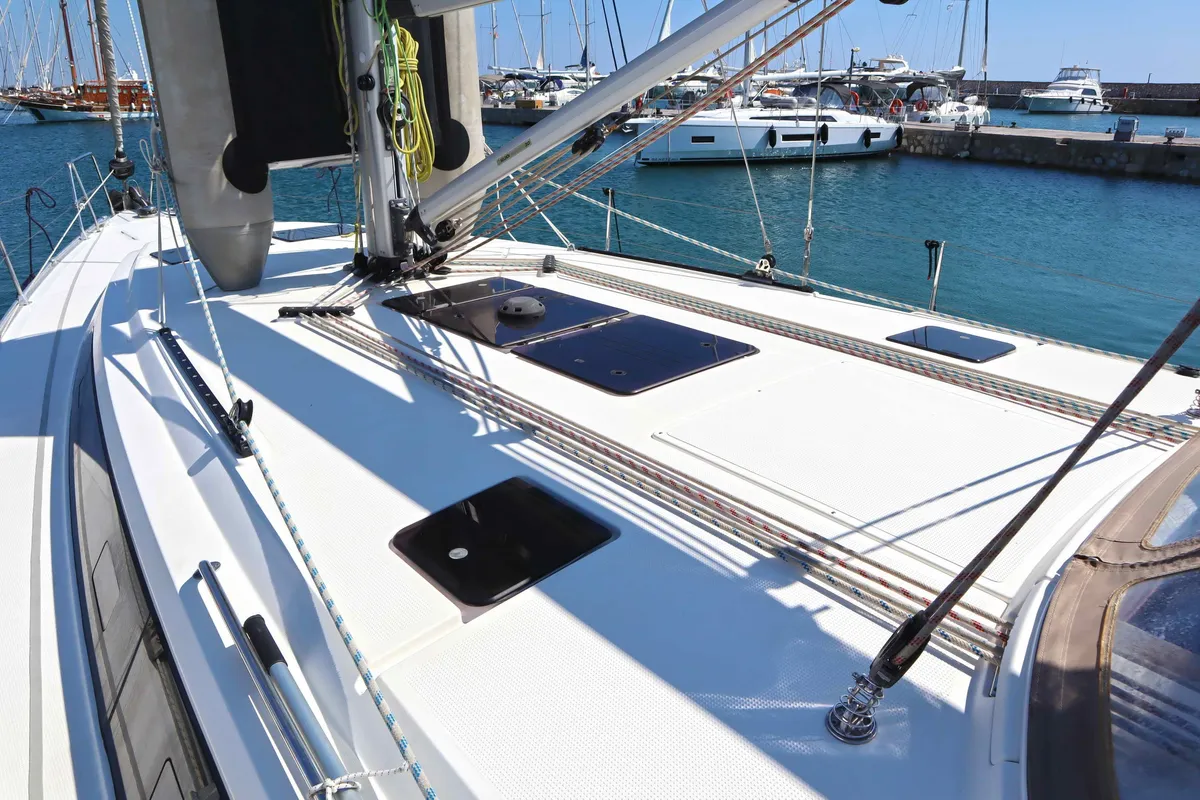STAVENTO, a Bavaria Cruiser 46 sailboat at Kontokali, Greece