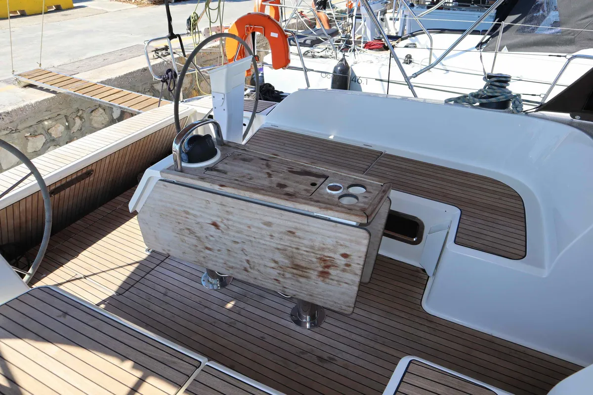 STAVENTO, a Bavaria Cruiser 46 sailboat at Kontokali, Greece