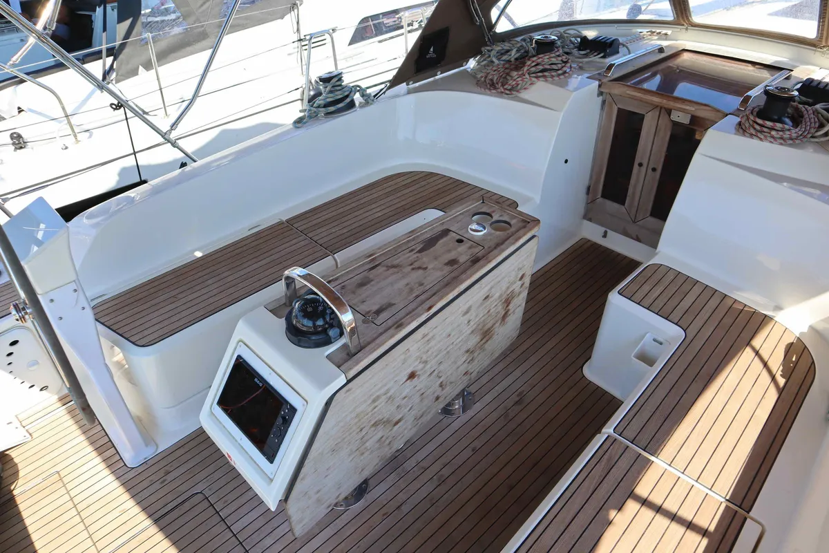 STAVENTO, a Bavaria Cruiser 46 sailboat at Kontokali, Greece