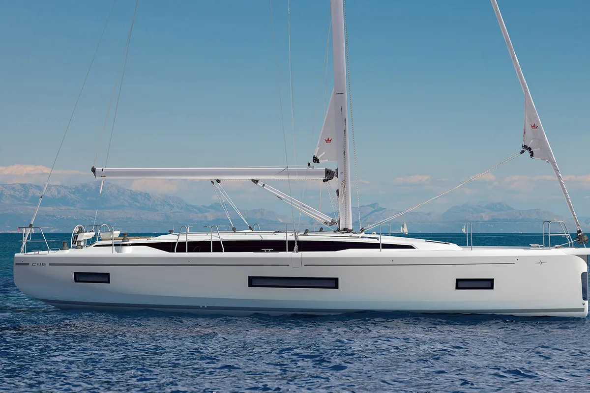 Sueno, a Bavaria C46 sailboat at Fethiye, Turkey