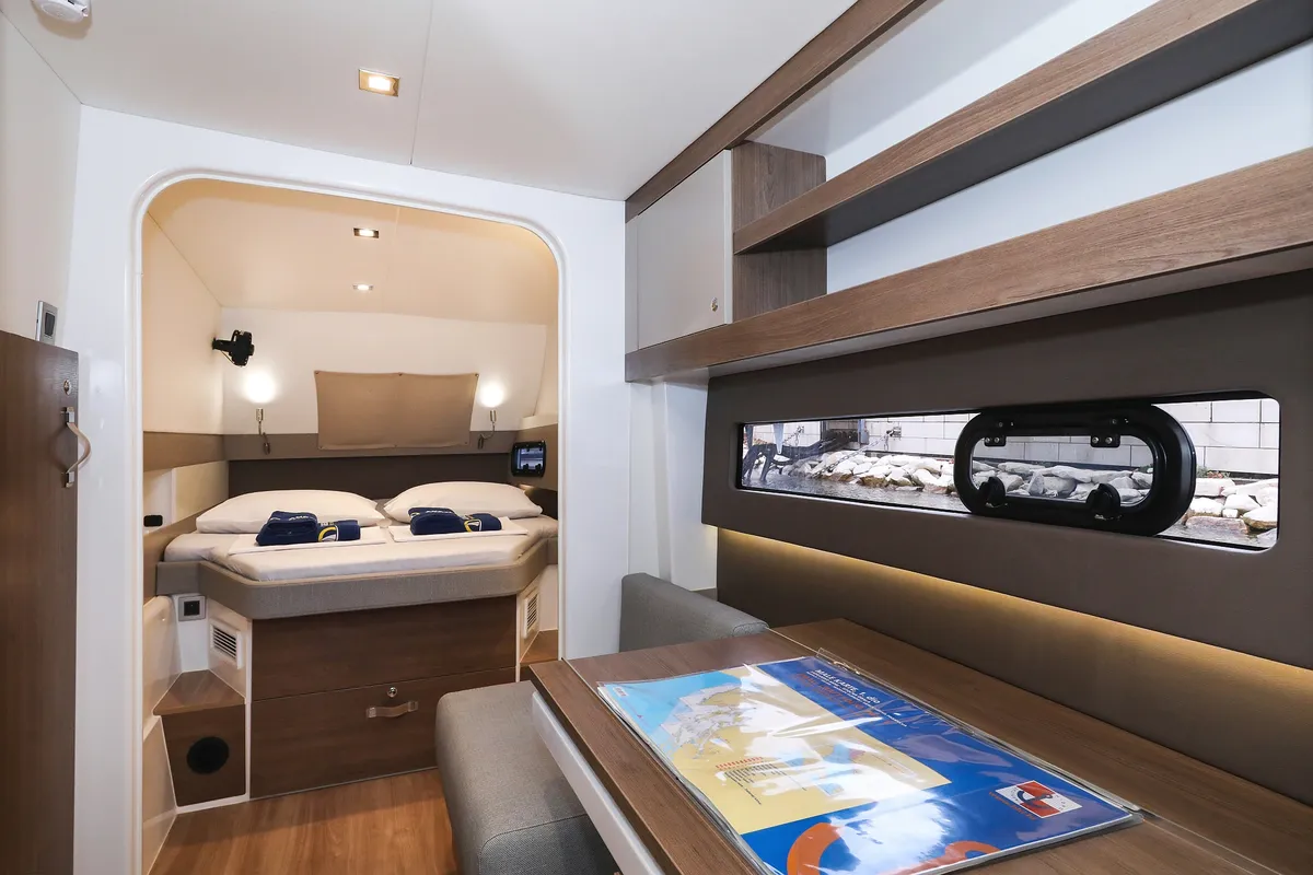 Cabin on Adventure, a Bali 4.3 MY catamaran at Grad Biograd na Moru, Croatia
