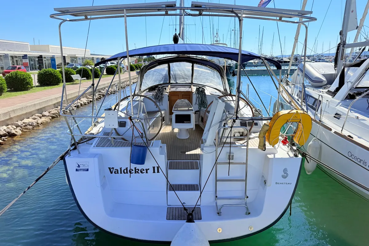 Valdeker II, a Beneteau Oceanis 43 sailboat at Općina Sukošan, Croatia