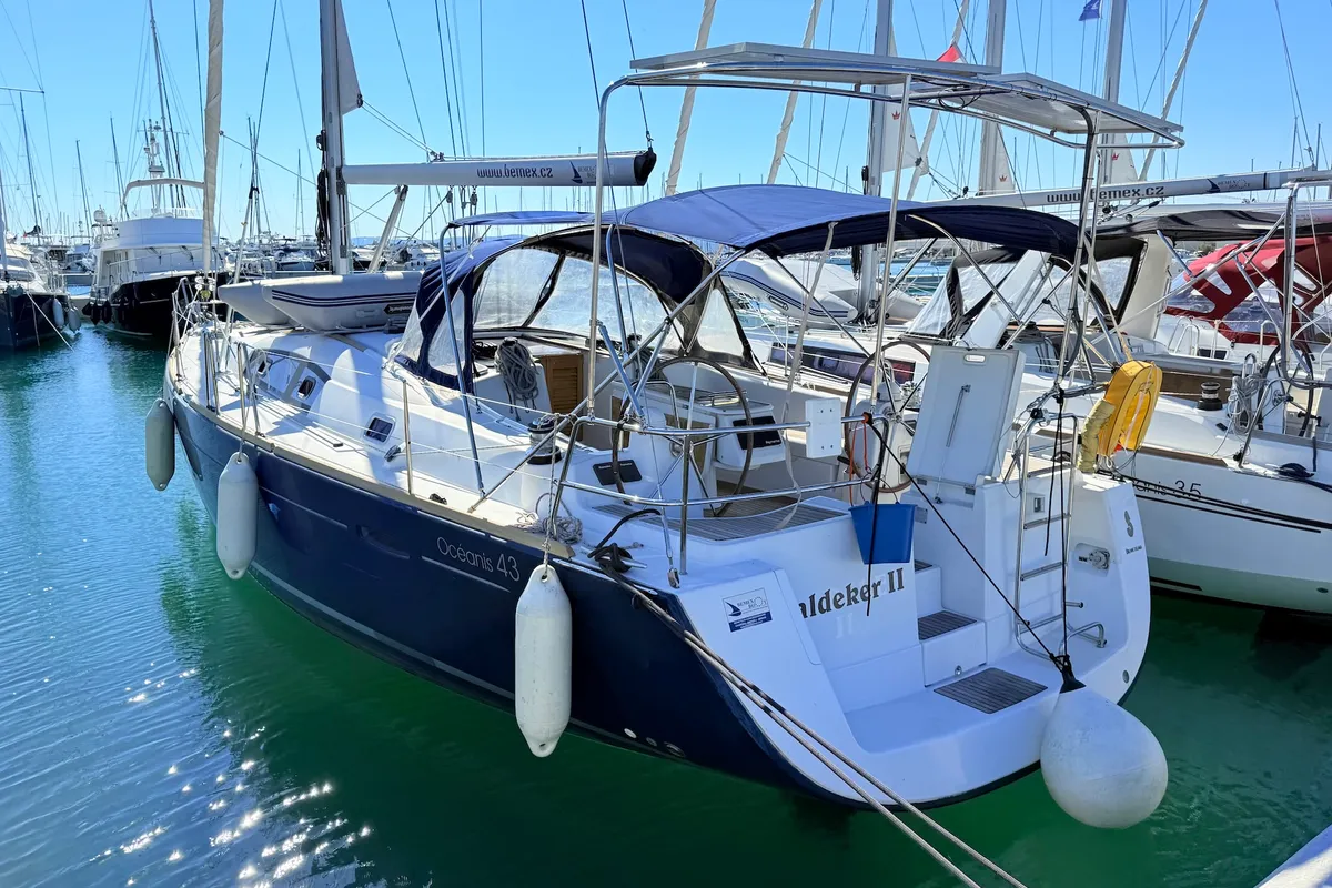 Valdeker II, a Beneteau Oceanis 43 sailboat at Općina Sukošan, Croatia