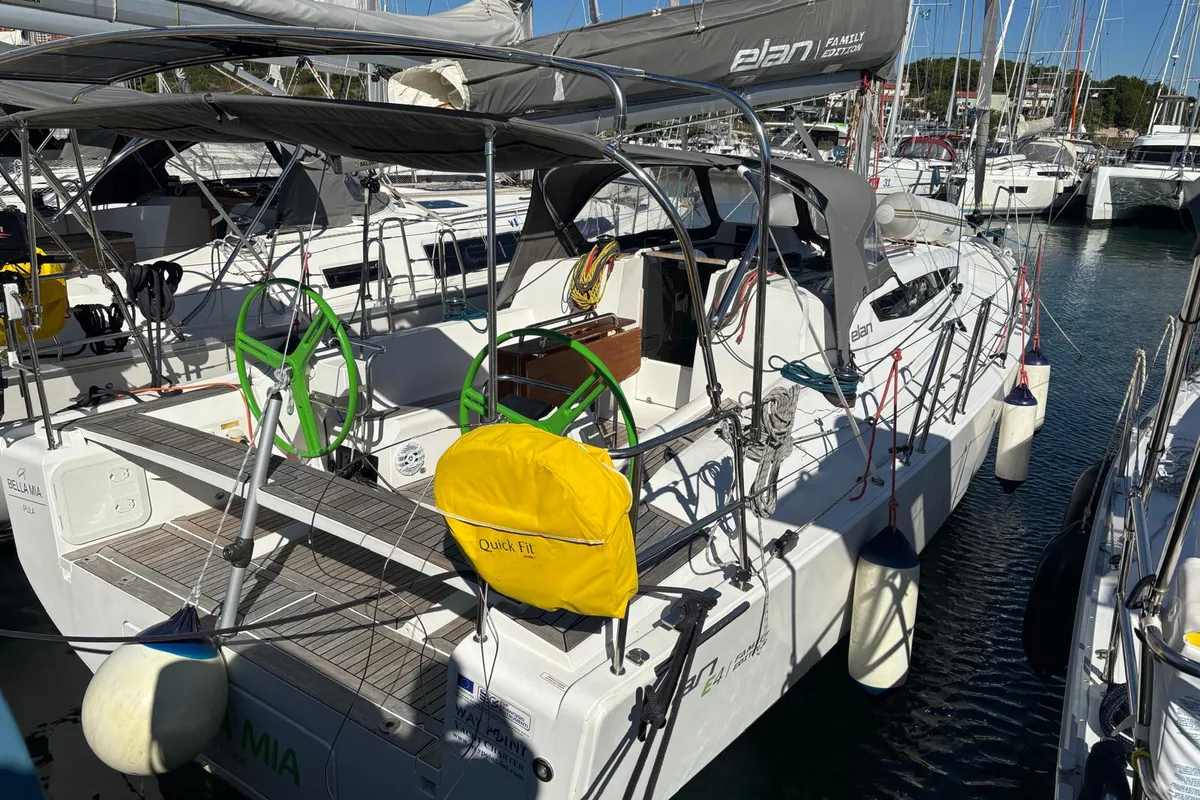 Bella Mia, a Elan E4 sailboat at Grad Pula, Croatia