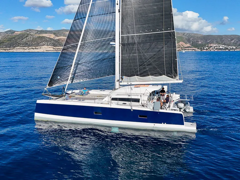 Spirit of Family, a Marsaudon Composites TS 42 catamaran at Sitges, Spain