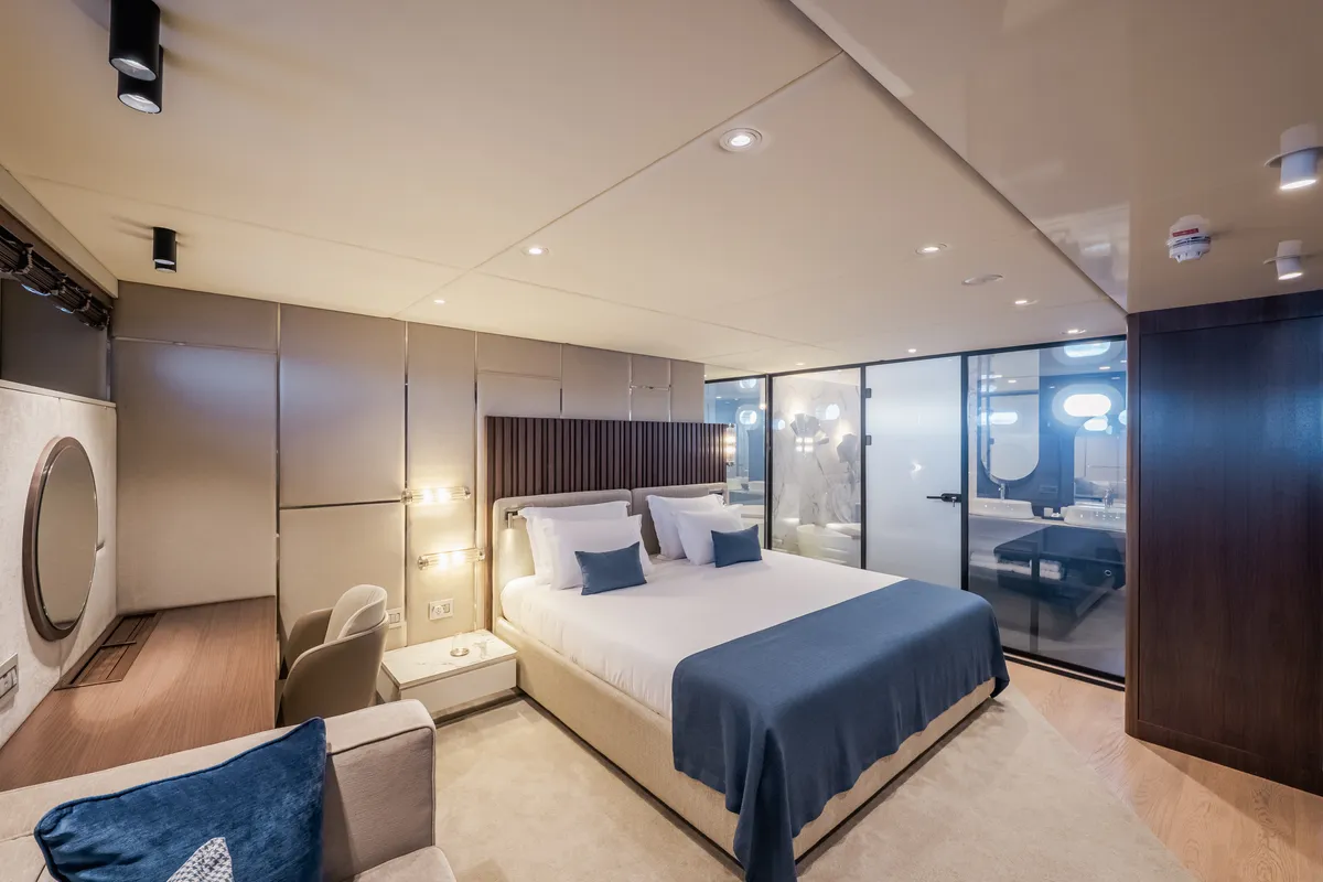 Clase Azul, a Luxury Sailing Yacht sailboat at Split, Croatia