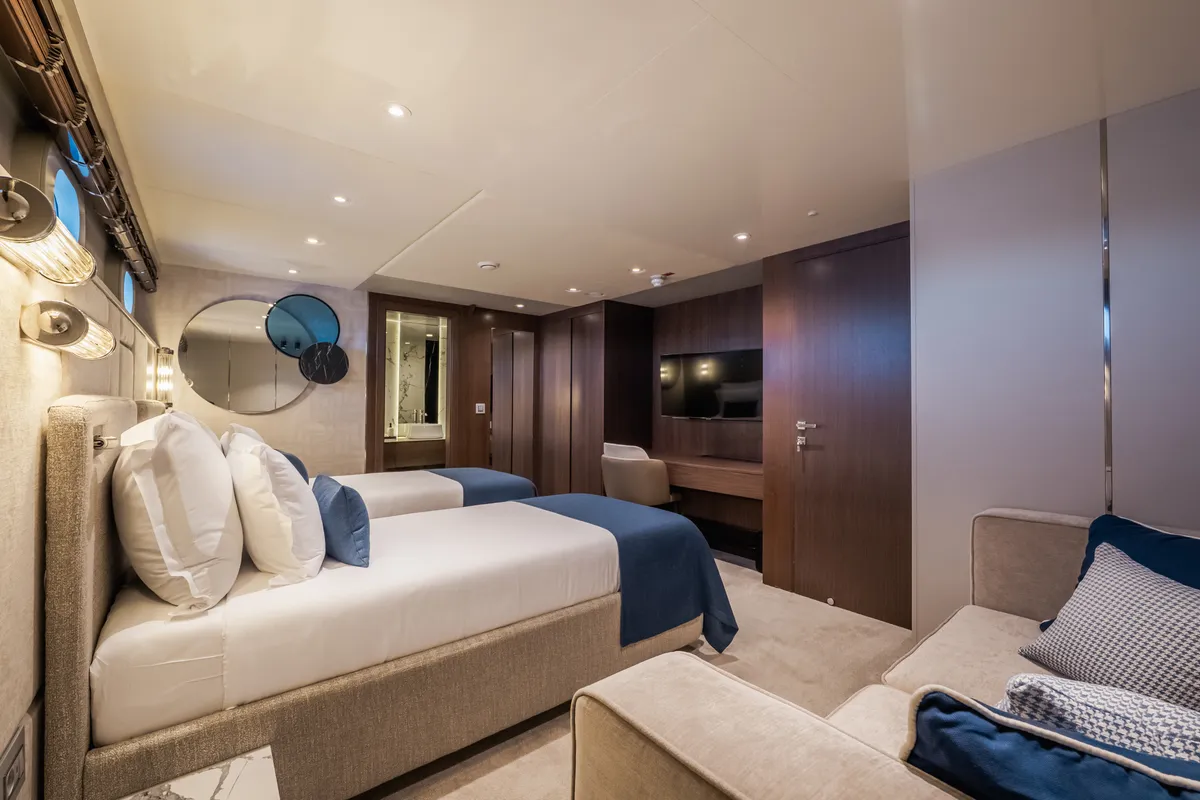 Clase Azul, a Luxury Sailing Yacht sailboat at Split, Croatia