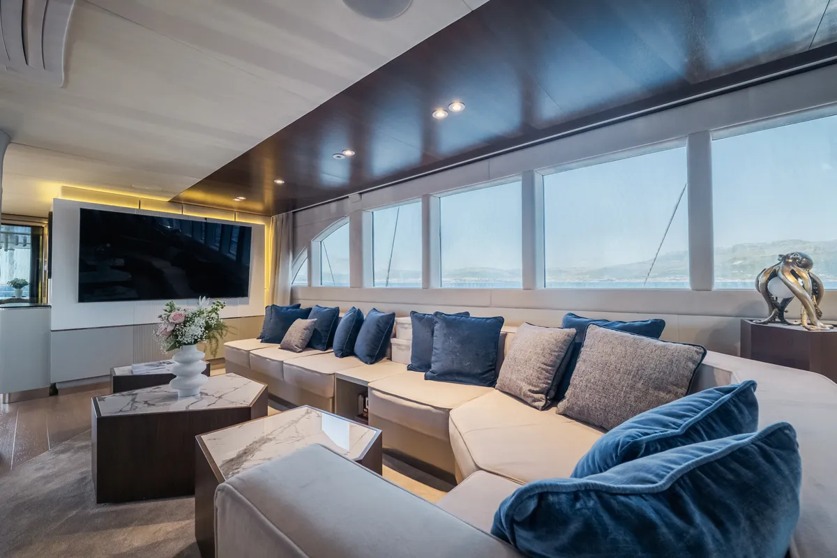 Clase Azul, a Luxury Sailing Yacht sailboat at Split, Croatia