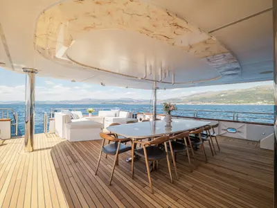 Clase Azul, a Luxury Sailing Yacht sailboat at Split, Croatia