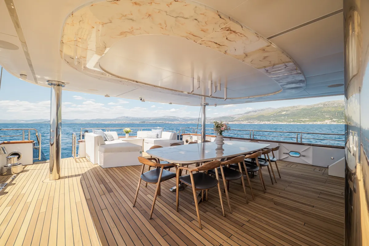 Clase Azul, a Luxury Sailing Yacht sailboat at Split, Croatia
