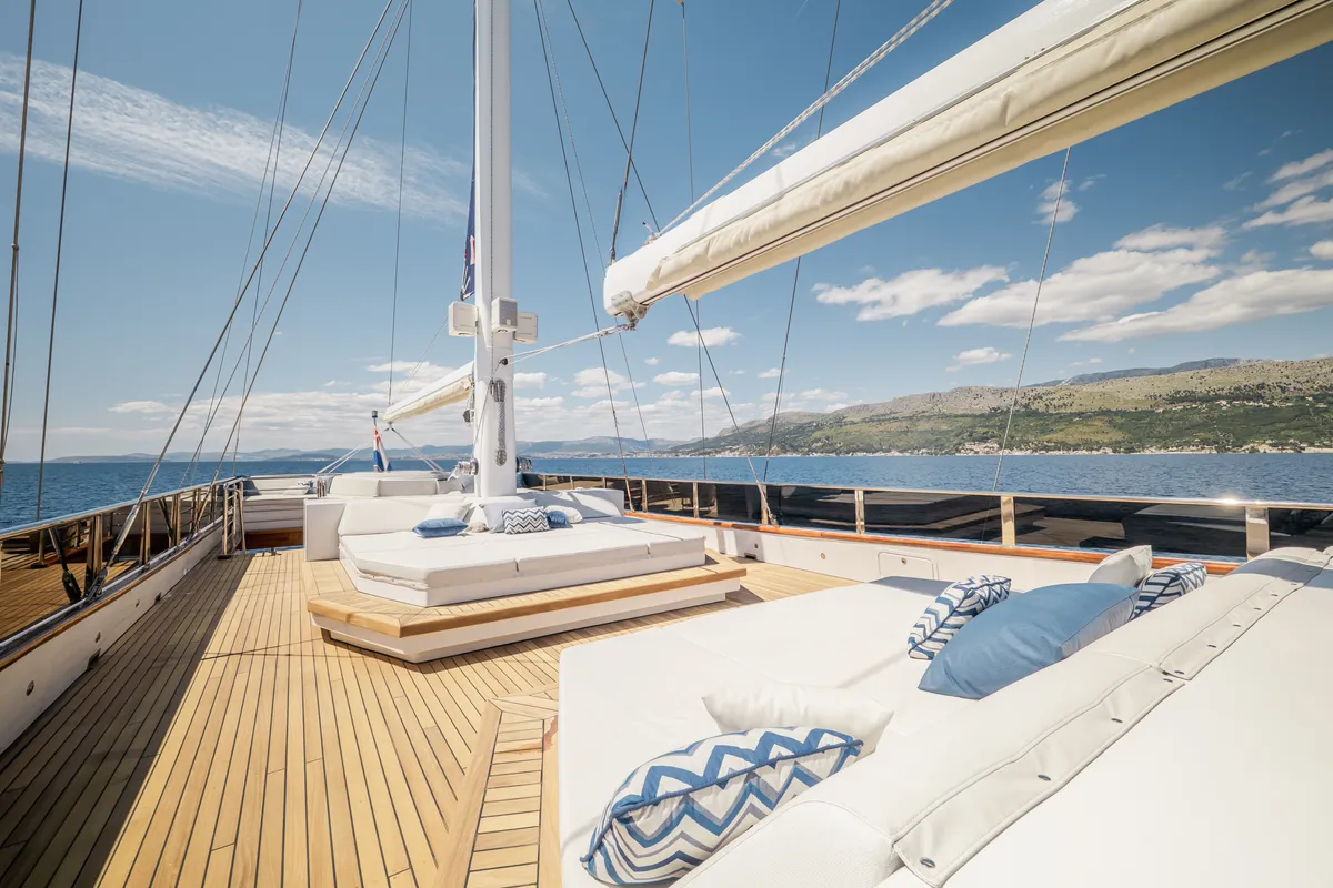 Clase Azul, a Luxury Sailing Yacht sailboat at Split, Croatia