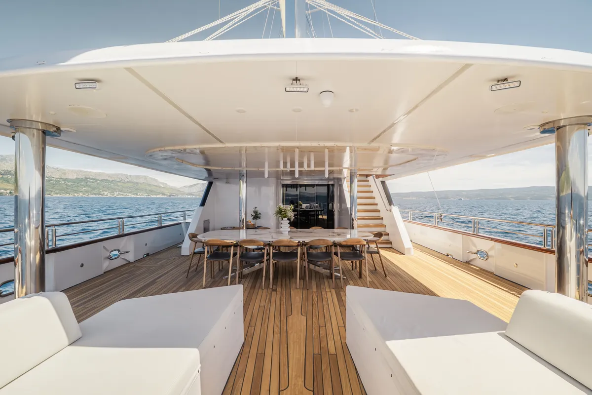 Clase Azul, a Luxury Sailing Yacht sailboat at Split, Croatia