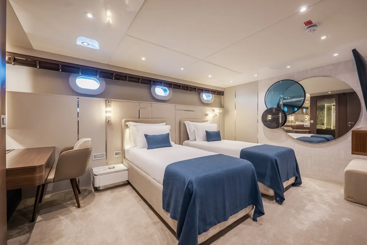 Clase Azul, a Luxury Sailing Yacht sailboat at Split, Croatia