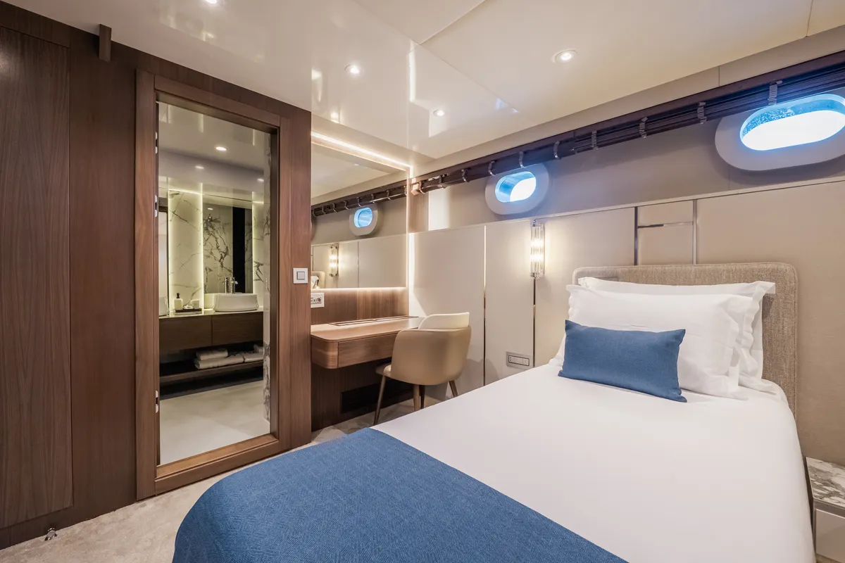 Clase Azul, a Luxury Sailing Yacht sailboat at Split, Croatia