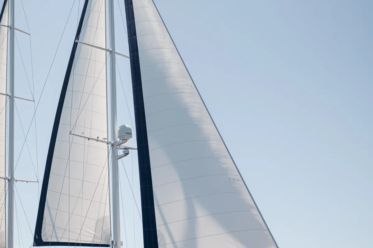 Clase Azul, a Luxury Sailing Yacht sailboat at Split, Croatia