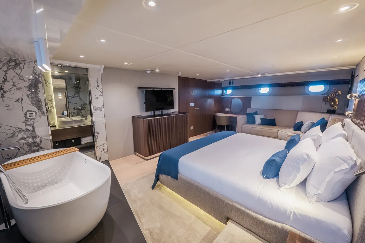 Clase Azul, a Luxury Sailing Yacht sailboat at Split, Croatia