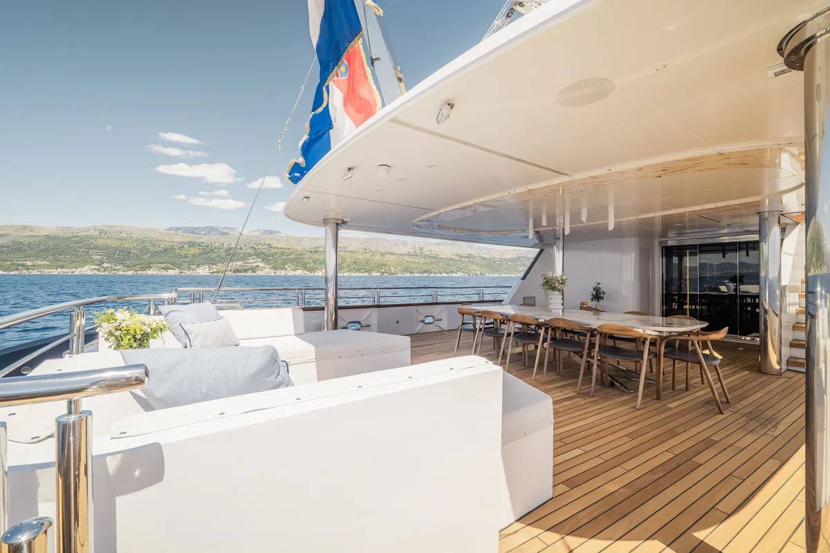 Clase Azul, a Luxury Sailing Yacht sailboat at Split, Croatia
