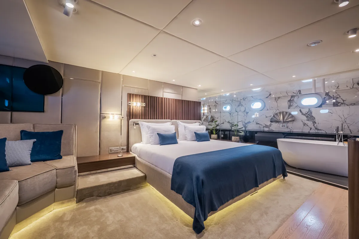 Clase Azul, a Luxury Sailing Yacht sailboat at Split, Croatia