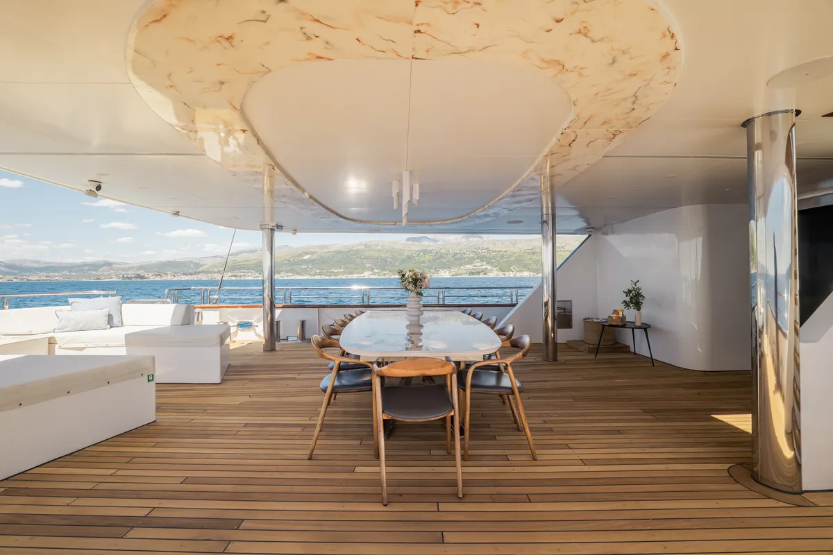Clase Azul, a Luxury Sailing Yacht sailboat at Split, Croatia