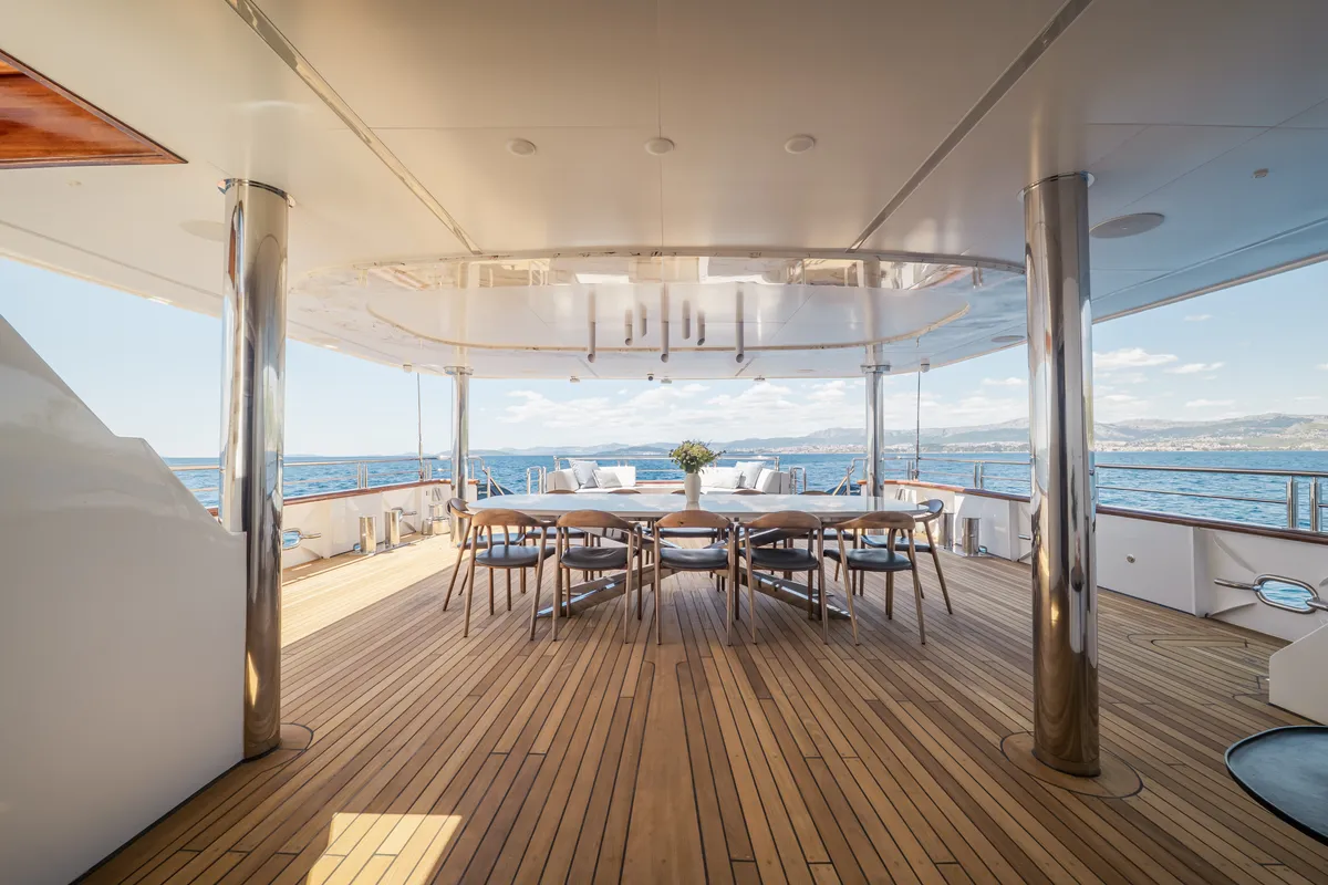 Clase Azul, a Luxury Sailing Yacht sailboat at Split, Croatia