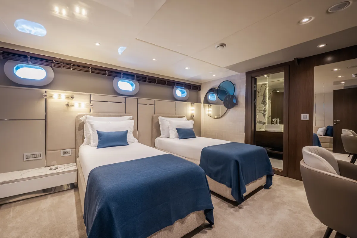 Clase Azul, a Luxury Sailing Yacht sailboat at Split, Croatia