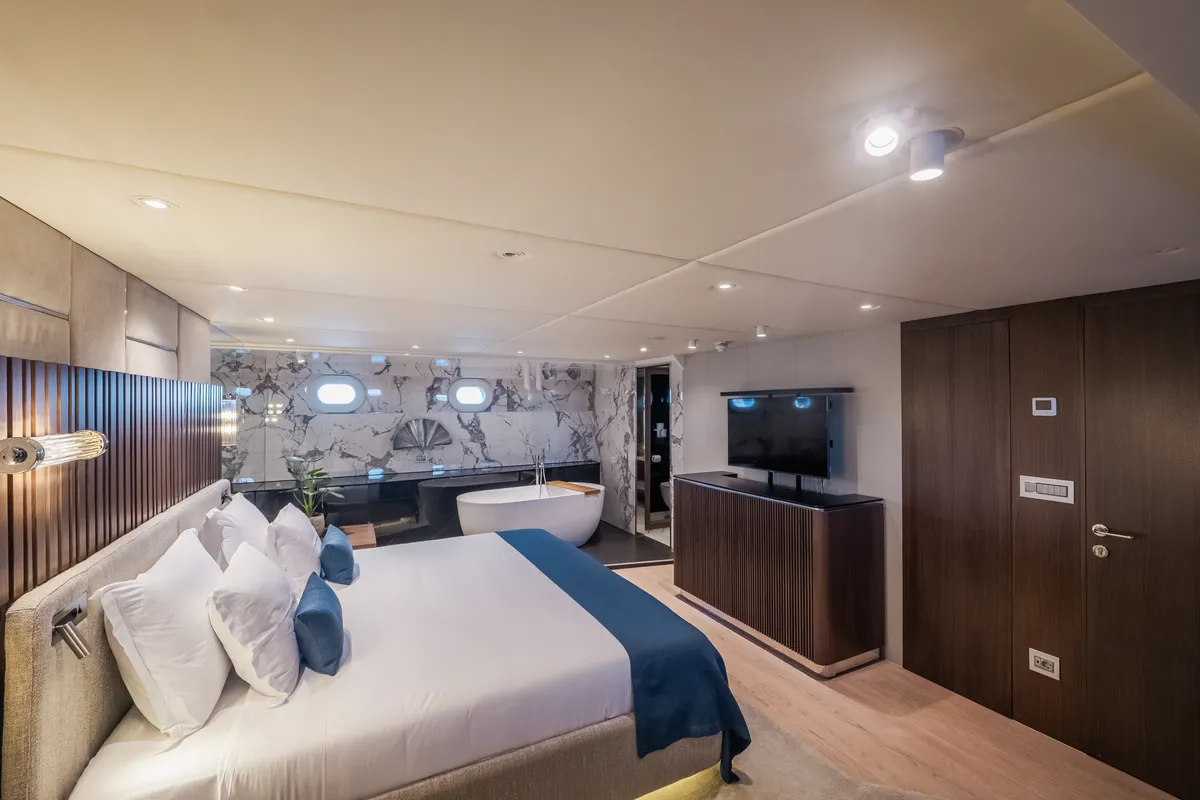 Clase Azul, a Luxury Sailing Yacht sailboat at Split, Croatia
