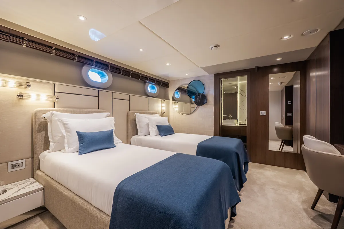 Clase Azul, a Luxury Sailing Yacht sailboat at Split, Croatia