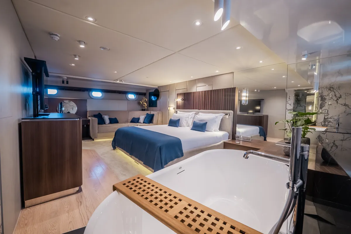 Clase Azul, a Luxury Sailing Yacht sailboat at Split, Croatia