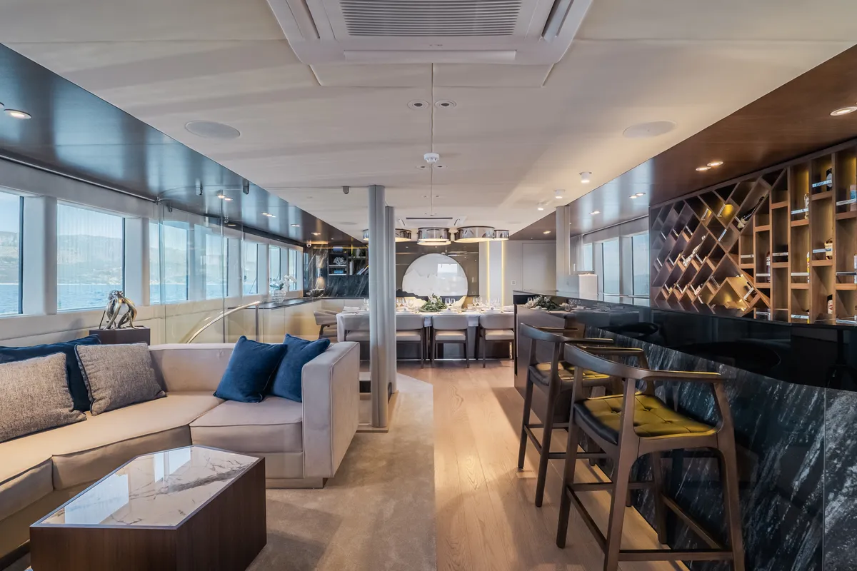 Clase Azul, a Luxury Sailing Yacht sailboat at Split, Croatia
