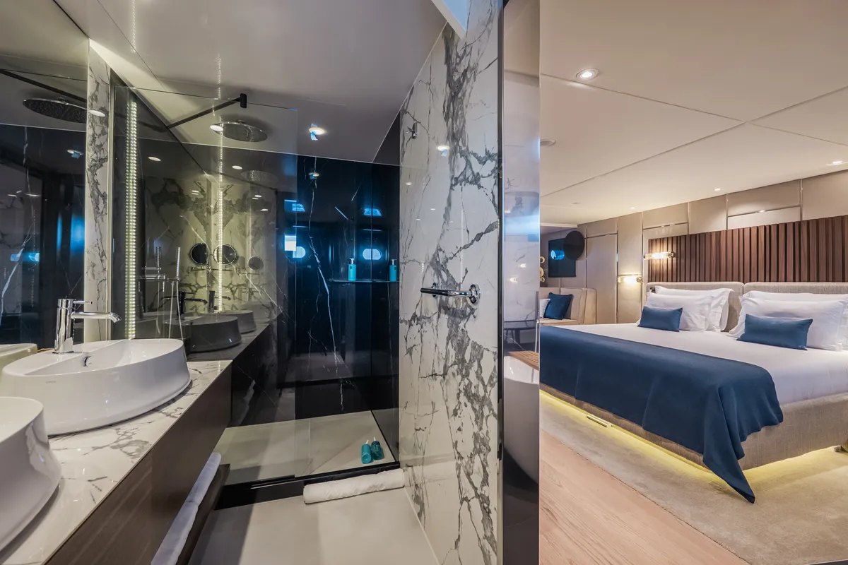Clase Azul, a Luxury Sailing Yacht sailboat at Split, Croatia