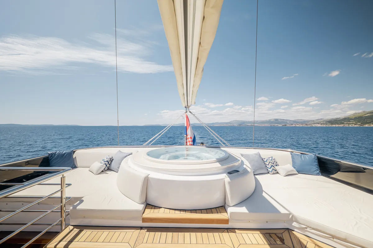 Clase Azul, a Luxury Sailing Yacht sailboat at Split, Croatia